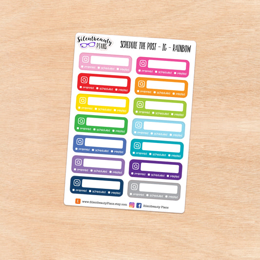 To Schedule Social Media Post Stickers - 10 Options